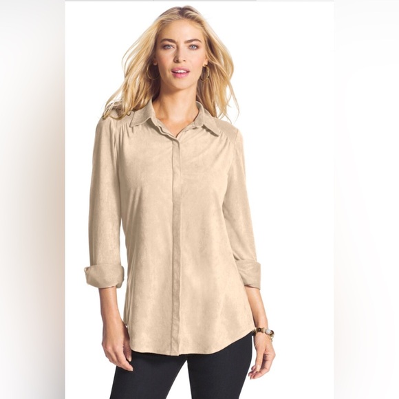 Chico's Tops - Chico’s Warm Long Sleeve Button Down Shirts (2)Two in bundle-one low price